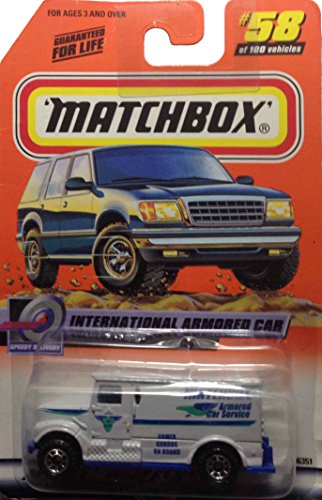 Matchbox 1999 #58 International Armored Car #58 of 100 1:64 Scale