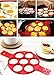 BeeSpring Nonstick Silicone Pancake Ring, Fried Egg Mold Egg Ring Egg Shaper