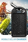 SUNERGYPRO® Solar USB Mobile Device Charger - Sunergy pro, Portable Charger Back up, External Battery 5000mah, Power Pack Portable, Back up Power Bank Water/ Shock/ Dust Resistant, Dual USB Charger for Iphone 6, 6 Plus, 5s, 5c, 4s, 4, Ipod, Ipad Mini Retina (Apple Lightning Adapter Included), Samsung Galaxy Note 2, Note 3, S2 S3, S4, S5, S6. Most Android/windows Smart Cell Phones, Gps, Tablets, GoPro Camera and Other Usb-charged Devices