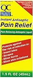 Quality Choice Instant Antiseptic Pain Relief 1.5 Fluid Ounce (45ml) Boxes (Pack of 4)