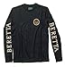 Beretta Men's Long Sleeve Shooting T-Shirt, Black, Large