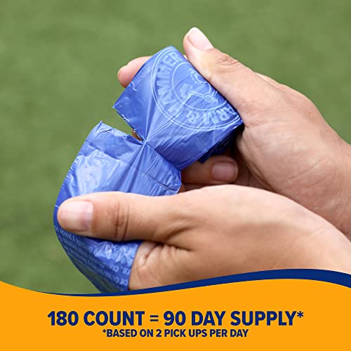 Arm & Hammer EasyTear Disposable Dog Poop Bag Refills, Fresh Scent
