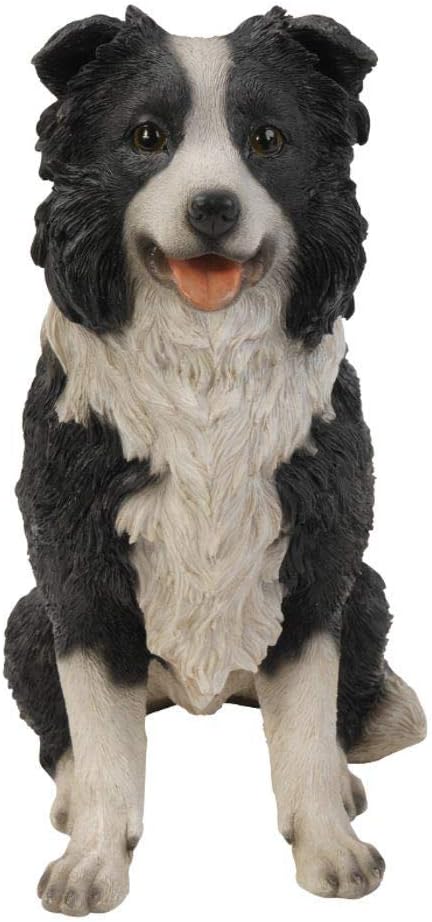 Vivid Arts XRL-SSDG-B Sitting Sheepdog Resin Ornament - Image 4