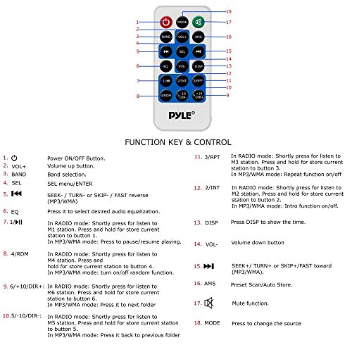 5 Pyle+Bluetooth+Marine+Stereo+Radio