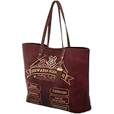 Harry Potter Hogwarts School List Ladies Juniors Burgundy Tote Bag