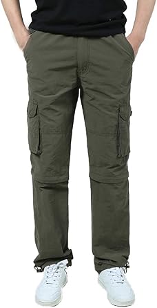 elastic waist cargo work pants