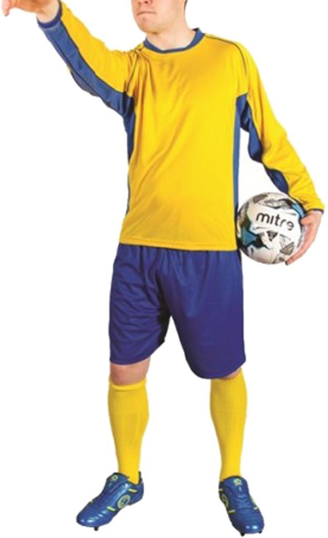 carta CJLY3 Football FB Jersey London Panel Yellow/Royal-S(34-36''), Red, S