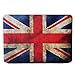 HDE MacBook Pro 13 Inch Retina Case Hard Shell Cover Rubberized Soft Touch Plastic with Silicone Keyboard Skin Fits (No CD Drive) Model A1425 and A1502 (UK Flag)
