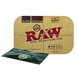 RAW Magnetic Small Rolling Tray Cover with Leaf Lock Gear Smell Proof Pouch