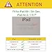 New Case for iPad 9.7 inch 2018 2017/ iPad Air 2 Case - 360 Degree Rotating Stand Protective Cover Smart Case with Auto Sleep/Wake for Apple iPad 5th/6th Generation (Black)