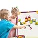 Simbans Magbuilder STEM Build and Play Toy | 66 Pcs Magnetic Blocks, Letters & Wheels Gift Set | Best Educational Learning Present for Toddlers, Preschool Kids Age 3, 4, 5, 6 Year Old Boys, Girls