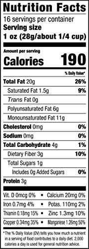 AMAZON BRAND – HAPPY BELLY PECAN HALVES, NO ADDED SALT, 16 OUNCE (PACK OF 1)
