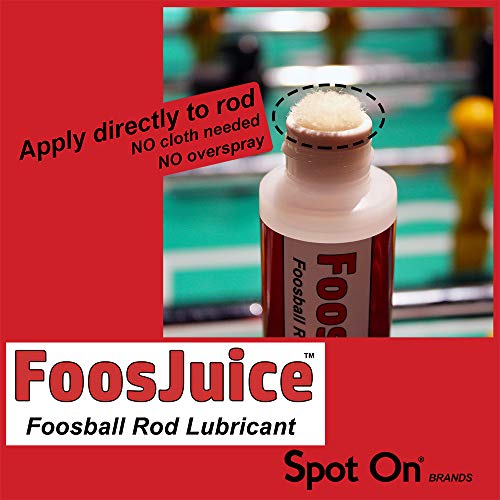 FoosJuice® 100 Silicone Foosball Rod Lubricant with Dauber Top