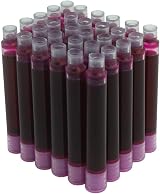 erofa Hongdian Fountain Pen Set Ink Cartridges Pink 30 Pack 3.4 mm Bore view 2