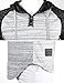 Zimego Long Sleeve Raglan Henley Hoodie Round Bottom Semi Longline T-Shirt (Medium, ZFLS140H HGrey Fulfilled By Amazon)