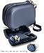 Featured Protective Case for Bose SoundSport Free Truely Wireless Sport Headphones Charger Box, Mesh Pocket for Cable and Other Accessories (Midnight Blue) primary