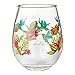 Enesco Designs by Lolita Hummingbird Acrylic Stemless Wine Glasses, Set of 2, 17 oz.