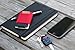 NOMATIC Red Slim Minimalist Wallet- Everyday Carry Card Holder- Keys, Cash, Coin