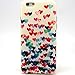 Iphone 6 Case，Colorful Pattern Scratch-Proof Sof TPU Gel Slim Snap On Case for iphone6 4.7 inch(Many Love)