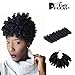 PHOCAS 5Packs 10'' Short Crochet Braids Jumpy Wand Curl Crochet Hair for Black Women (Curl,Natural Black)