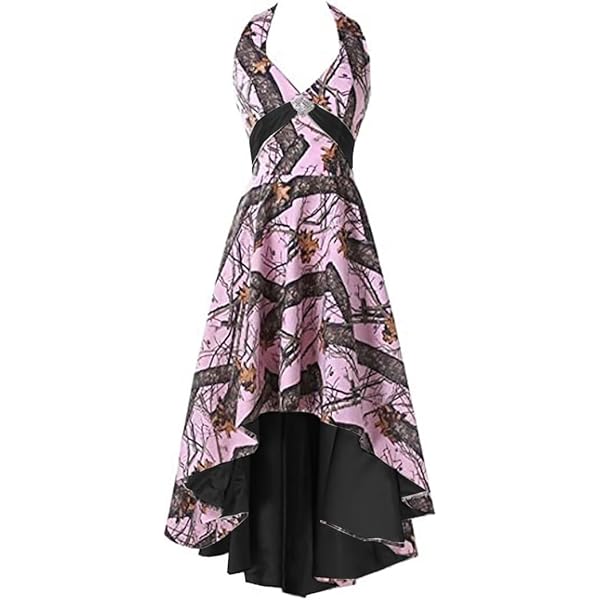 Amazon.com: LVSEJIAYI Women's Camo Wedding Dresses Long Dresses Satin Homecoming  Dresses Prom Dresses S1-Black-0 : Clothing, Shoes & Jewelry