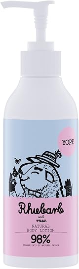 YOPE Rhubarb & Rose Natural Body Lotion 300ml with Oils & Butter view 1