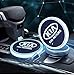 2pcs LED Car Logo Cup Holder Lights for Kia, 7 Colors Changing USB Charging Mat Luminescent Cup Pad, LED Interior Atmosphere Lamp Decoration Light. (kia)