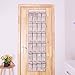 MustQ 24 Pockets Over The Door Hanging Shoe Organizer (Beige)