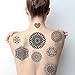 Tattify Assorted Mandala Temporary Tattoos Ascension