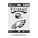 Rico Industries NFL Philadelphia Eagles Die Cut 3-Piece Triple Spirit Sticker Sheet