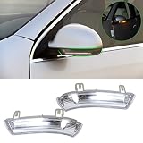 beler 2pcs Left Right Side Mirror Indicator Turn Signal Light Lamp Fit for VW Golf GTI Jetta MK5 Passat Rabbit Eos