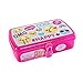 Hot Focus Treasure School Box with Lock – Emoji Girls Pencil Case Box Includes Pencils, Notepad and Stickers