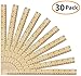 30 Pack Wooden Rulers Student Rulers Wood School Rulers Measuring Ruler Office Rulers,2 Scale, 30 cm and 12 Inch