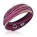 Swarovski Crystal Fuchsia SLAKE Wrap BRACELET Pink #5035019