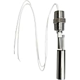 Stainless Steel Liquid Level Sensor 1/2NPT Male Thread Side Mount DC 0-110V | Horizontal Liquid Float Switch Water Level Sensor Switch for Aquariums Tank/Fish/Hydroponics Pool, Multi Point Control