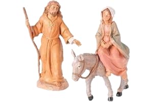 Fontanini Journey to Bethlehem Mary and Joseph Italian Nativity Figurines 51502
