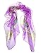 Bear Motion Collection - Womens 100% Silk Scarf with Butterfly Design (Medium (64