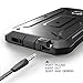 Supcase Unicorn Beetle PRO Series Full-Body Rugged Holster Case with Out Built-in Screen Protector for Samsung Galaxy S6 Edge (2015 Release) - Retail Package - Black/Black