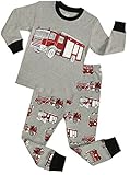 Boys Pajamas Fire Truck Pjs Children Christmas Clothes Pants set size 2Y-7Y