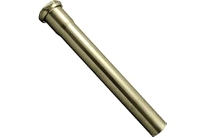 Westbrass D423-03 1-1/2" x 12" Slip Joint Extension Tube, PVD Polished Brass