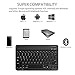 Multi-Device Bluetooth Keyboard, Jelly Comb Ultra Slim Full Size Wireless Bluetooth Keyboard for iPad, iPhone, Android Tablets, Windows, iOS, Mac OS