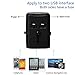 Liang's Portable Changeover Plug for cellphones，Travel Adapter，USB Power Strip(2 Ports), Multifunctional Converter, Worldwide, Safety Fuse Protection