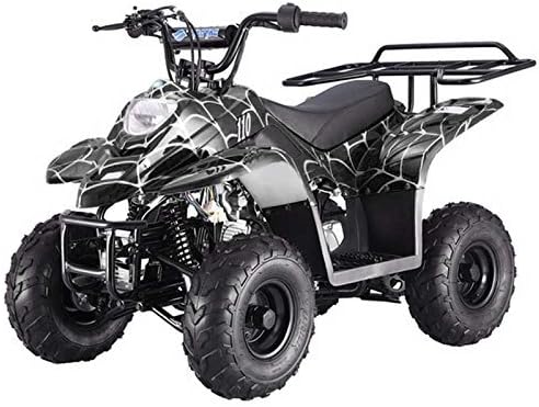 FamilyGoKarts Boulder 400XR Kids ATV in Black Spider