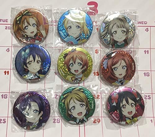 ラブライブ Sunny Day Song Final ファイナルライブ ガチャ 缶バッジ 全種セット 穂乃果 絵里 ことり 海未 凛 真姫 希 花陽 にこ