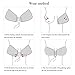 [NEW VERSION]Adhesive Bra Push Up Bra Backless Bra with Drawstring Sticky Bra, Adjustable Strapless Self Adhesive Invisible Bras for Women Girls Wedding Party Dress