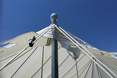40'x25' Polyester Pole Tent - Heavy Duty Fire-Retardant Party Wedding Canopy Shelter - By DELTA Canopies - Thumbnail 7