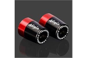 Velospeed Handlebar Grip End For Kawasaki Ninja 250 300 400 650 1000 400R 250R 250SX 1000SX H2R ZX14R ZX10R ZX6R Motorcycle CNC Aluminum Handlebar Bar Ends Plug Balance Pad Accessories (red)