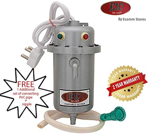 Ecomm Stores Bio Instant Portable Water Heater/Geyser for Home, Office, Restaurants , Labs, Clinics, Saloon, Beauty Parlor (Grey)