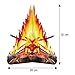 Tatuo 3 Sets Fake Fire Fake Flame Camping Decoration 12 Inch 3D Cardboard Campfire Centerpiece Artificial Flames Campfire Party Decoration for Camp Bachelorette Christmas Party