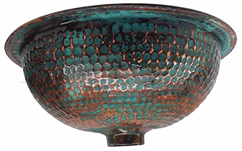 Egypt gift shops Handmade Dome Double Finish Fire Patina Oxidized VERY SMALL Narrow Places Vanity Innovative Copper Bath Sink House Remodel